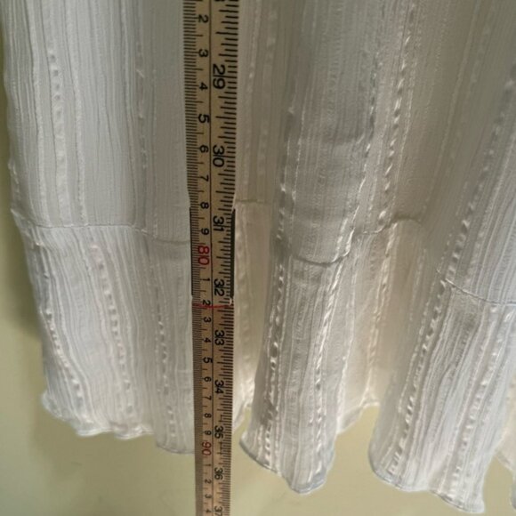 Parker Revolve Bruna Ruffled Tiered Crinkle Mini Dress Eyelet Halter Top Lined S - Picture 16 of 16